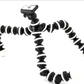 Compatible with Apple, Large Octopus Flexible Tripod Stand Gorillapod for Phone Telefon Mobile Phone Smartphone Dslr and Camera Table Desk Mini Tripod