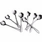 Teaspoons Rose Shaped Flower Stainless Steel Kitchen Tableware Handle Cutlery Mini Dessert Tea Dining Spoon For Snacks