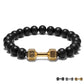 FIT LIFT Metal Dumbbell Beads Bracelet Jewelry