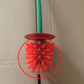 Long Handle Soft Hair Household Toilet Brush Cherry Toilet Brush Daily Necessities Creative Plastic Cleaning Brush Toilet Brush Set