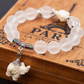 Crystal Elephant Charm Bracelet bead Cultural Bracelet Jewelry