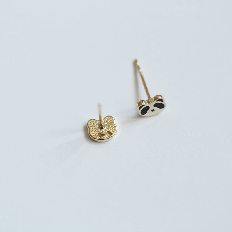 Panda Stud Earrings for Women Girls Fashion Earrings Piercing Jewelry