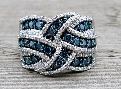 Fashionable European And American Hot Sale Sapphire Ring
