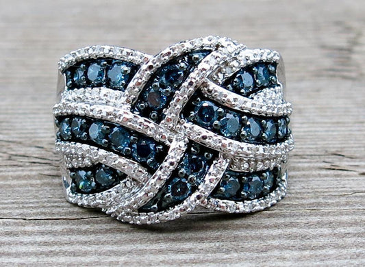 Fashionable European And American Hot Sale Sapphire Ring