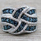 Fashionable European And American Hot Sale Sapphire Ring