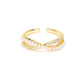 Pearl Temperament Female Cross Index Finger Ring