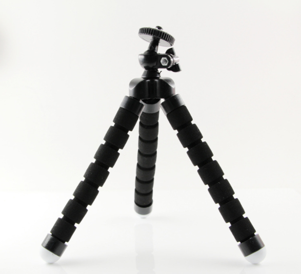 Compatible with Apple, Mobile Phone Mini Flexible Octopus Tripod Stand for Smartphone Clip Holder Mount Stabilizer Video Grip Monopod Table Gorillapod