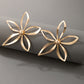 Large Gorgeous Flowers Stud Earrings for Girls Women Stud Jewelry Gift