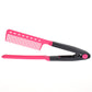 V-shaped clip messy hair comb