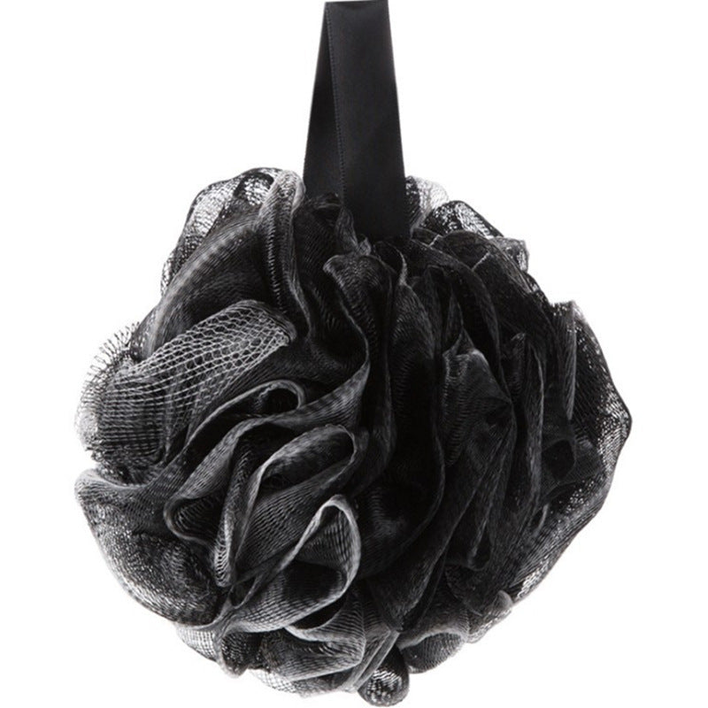 Black bamboo charcoal fiber bath ball