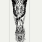Waterproof full arm tattoo sticker