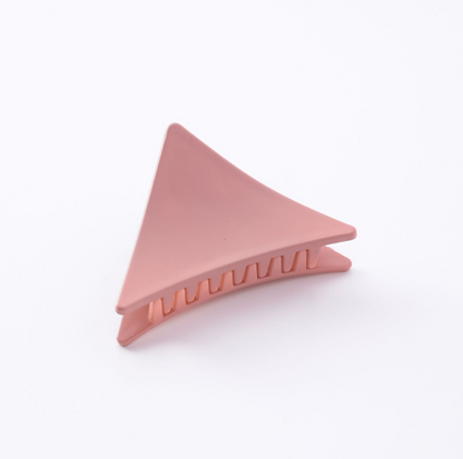 Medium wild color matte triangle hair clip Korean version of horsetail clip bangs clip hair clip