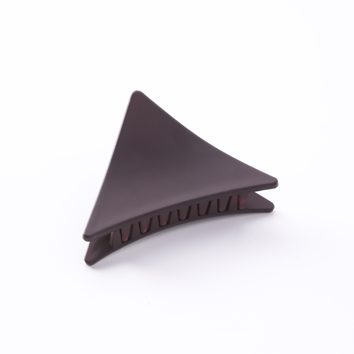 Medium wild color matte triangle hair clip Korean version of horsetail clip bangs clip hair clip