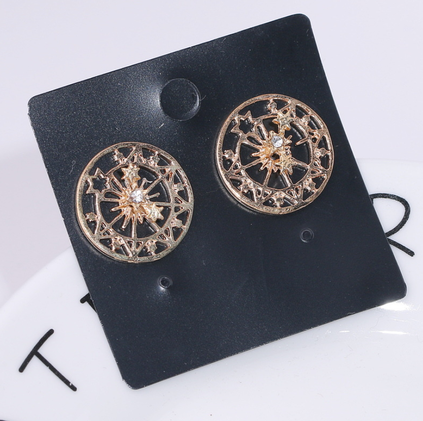 Star Map Stud Earrings Female Girl Fashion Earrings Birthday Holiday Gifts