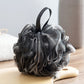 Black bamboo charcoal fiber bath ball