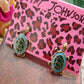 Green Turtle Stud Earrings Women Charm Stud Jewelry Birthday Holiday Gifts