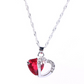 Lady Fashion Heart Pendant Necklace