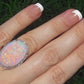 Opal Ring Cross-border Wish Hot Sale Jewelry Fashion Lady Opal Ring Opal Ring Jewelry