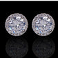 Rhinestone Stud Earrings Women Jewelry Mom Gift Everyday Wear Earrings