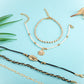Shell Braided Multi-layer Anklet 5piece Set