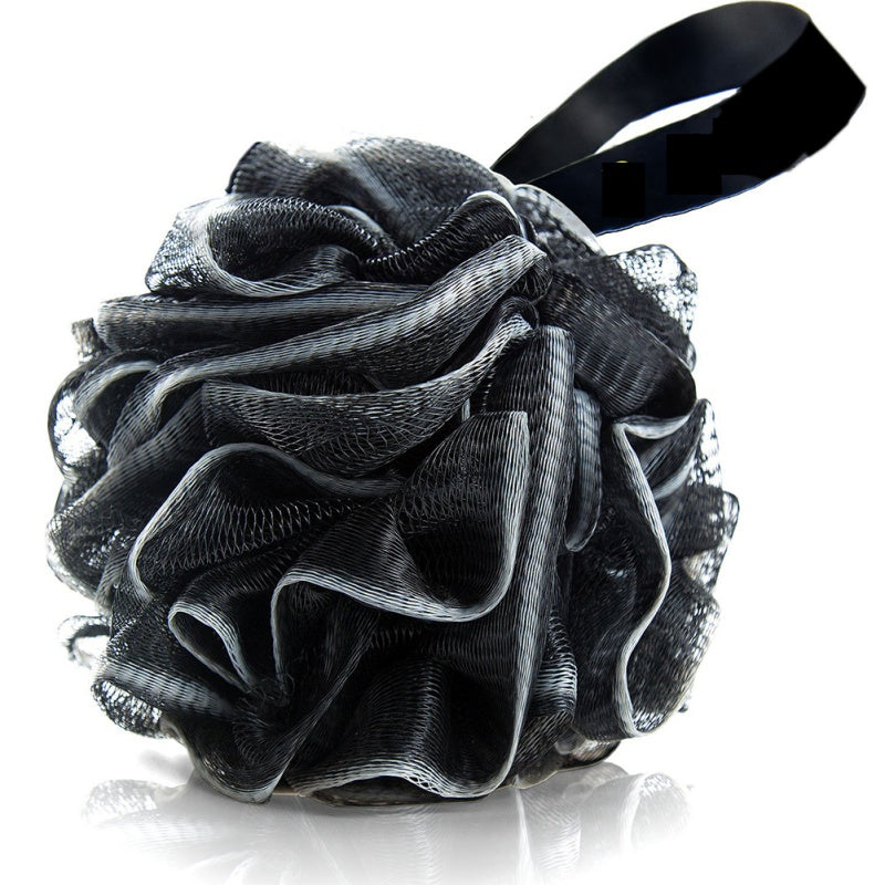 Black bamboo charcoal fiber bath ball