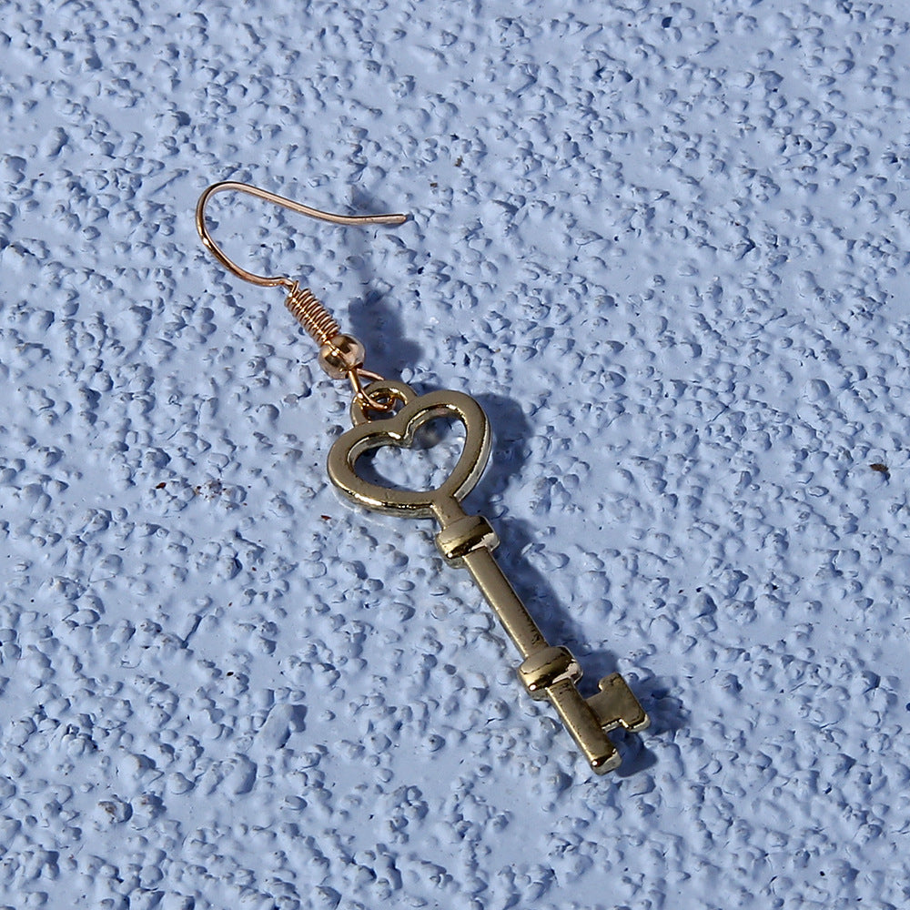 Key Pendant Jewelry Fashion Dangle Earrings for Girls Party Birthday Gift
