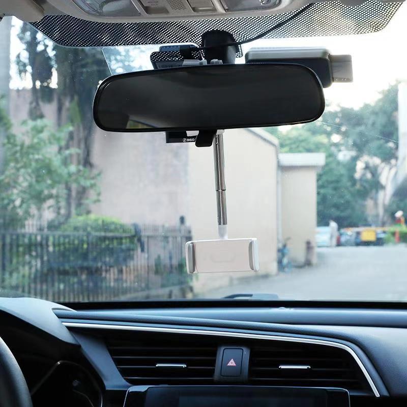 Mobile Phone Bracket For Vehicle Rearview Mirror