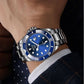 Waterproof Stainless Steel Band Men's Watch Luminous Domineering Quartz Watch