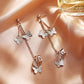 Butterfly Cuff Ear Studs Dangle Fashion Earrings for Women Party Jewelry Gift