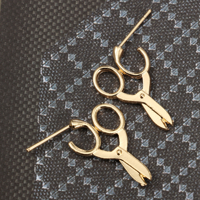 Scissors Design Ear Dangle Earrings for Women Girls Fashion Jewelry