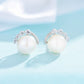 Minimalistic Pearl Stud Earrings Women Charm Stud Jewelry Birthday Holiday Gifts