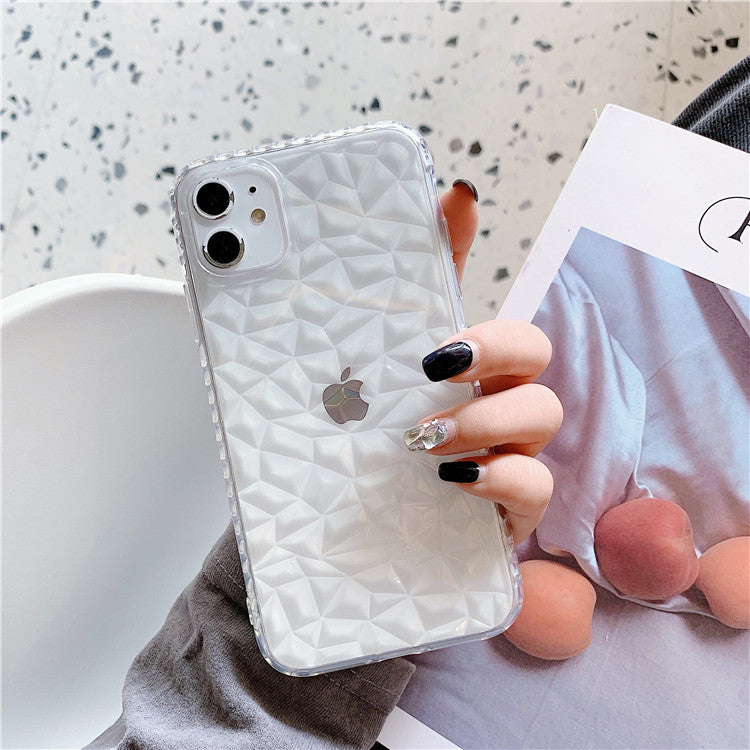 Transparent Diamond Pattern 12 Mobile Phone Case