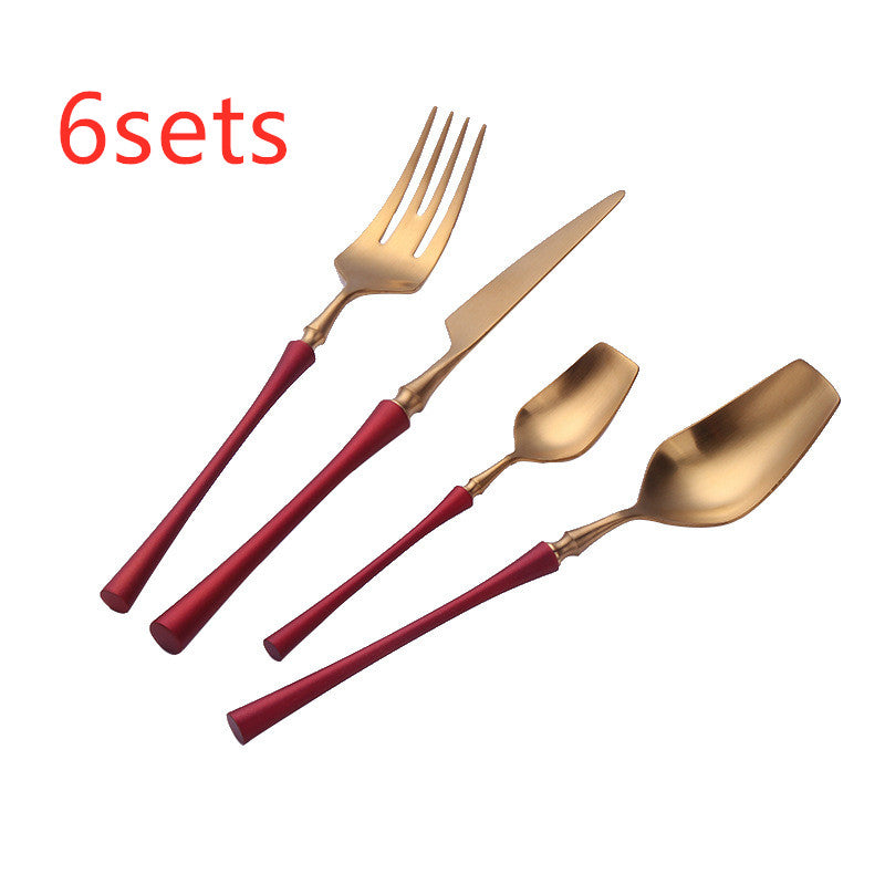 Four-piece Stainless Steel Cutlery Spoon