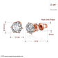 Mini Crown Style Jewelry Stud Earring Modern Fashion Women Earrings Piercing