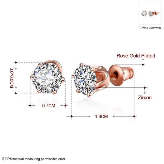 Mini Crown Style Jewelry Stud Earring Modern Fashion Women Earrings Piercing