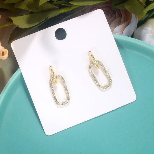 Geometric Pendant Jewelry Stud Earrings Modern Fashion Women Earrings Piercing