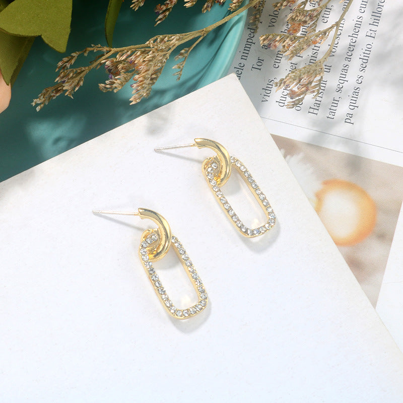 Geometric Pendant Jewelry Stud Earrings Modern Fashion Women Earrings Piercing