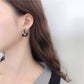 Graphic Pattern Hoop Dangle Earring Exquisite Fashion Drop Earrings For Women