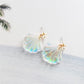Crystal Shell Ear Studs Fashion Earrings for Women Stylish Party Jewelry Gift