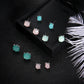 5pairs Pastel Jewelry Stud Earring Modern Fashion Women Earrings Piercing Studs