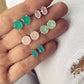 5pairs Pastel Jewelry Stud Earring Modern Fashion Women Earrings Piercing Studs