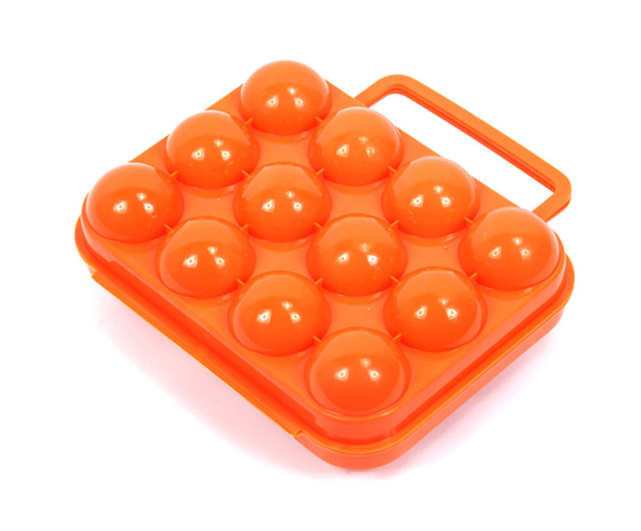 Outdoor Camping Tableware Portable Camping Picnic BBQ Egg Box Container Egg Storage Boxes