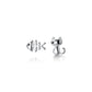 Cat and Fish Stud Earrings Women Fashionable Luxurious Earrings Jewelry