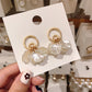 Faux Pearl Shell Drop Earrings Cute Dangle Earrings Women Jewelry Gift for Her