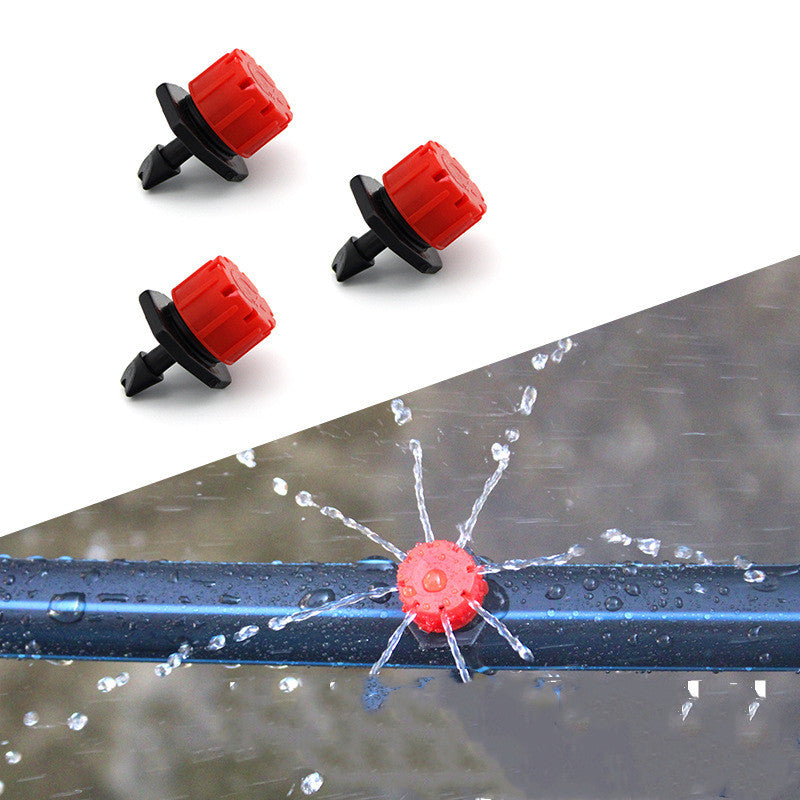 Little Red Riding Hood Dripper With Adjustable Flow Size And Detachable Sprinkler