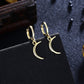Half Moon Earrings Dangling Drop Earring Women Girls Gifts Jewelry Accessories