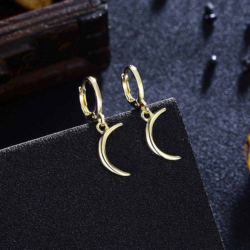 Half Moon Earrings Dangling Drop Earring Women Girls Gifts Jewelry Accessories