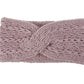 Acrylic Thick Wool Knitted Headband Diagonally Crossed Hair Accessories For Women
