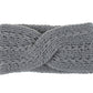 Acrylic Thick Wool Knitted Headband Diagonally Crossed Hair Accessories For Women