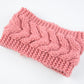Acrylic Thick Wool Knitted Headband Diagonally Crossed Hair Accessories For Women